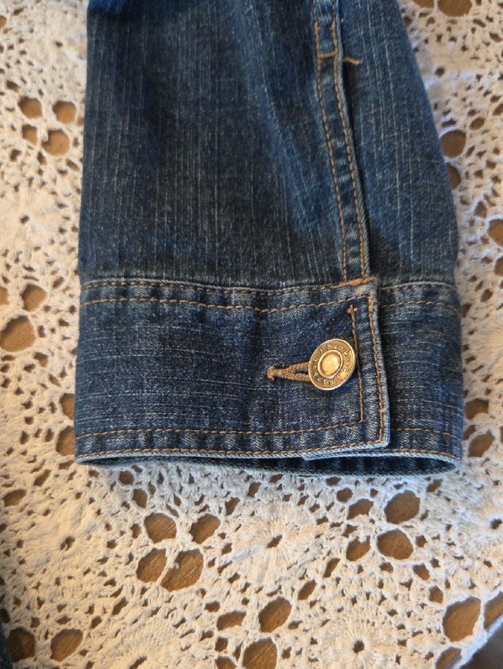 CJ Banks Women's Dark Blue Denim Jacket Size X - Picture 6 of 12